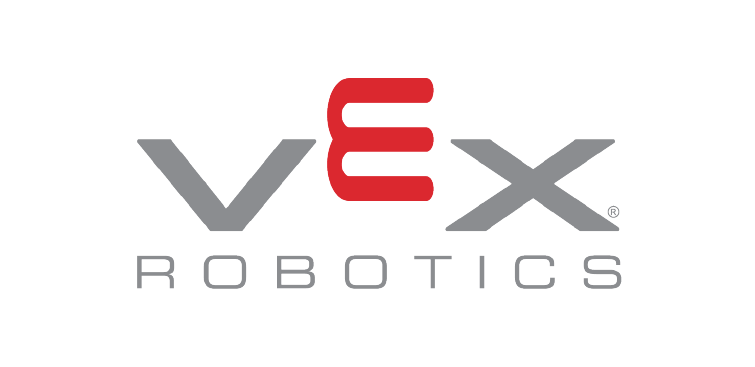 Logo of VEX Robotics - the educational robotics for everyone. 